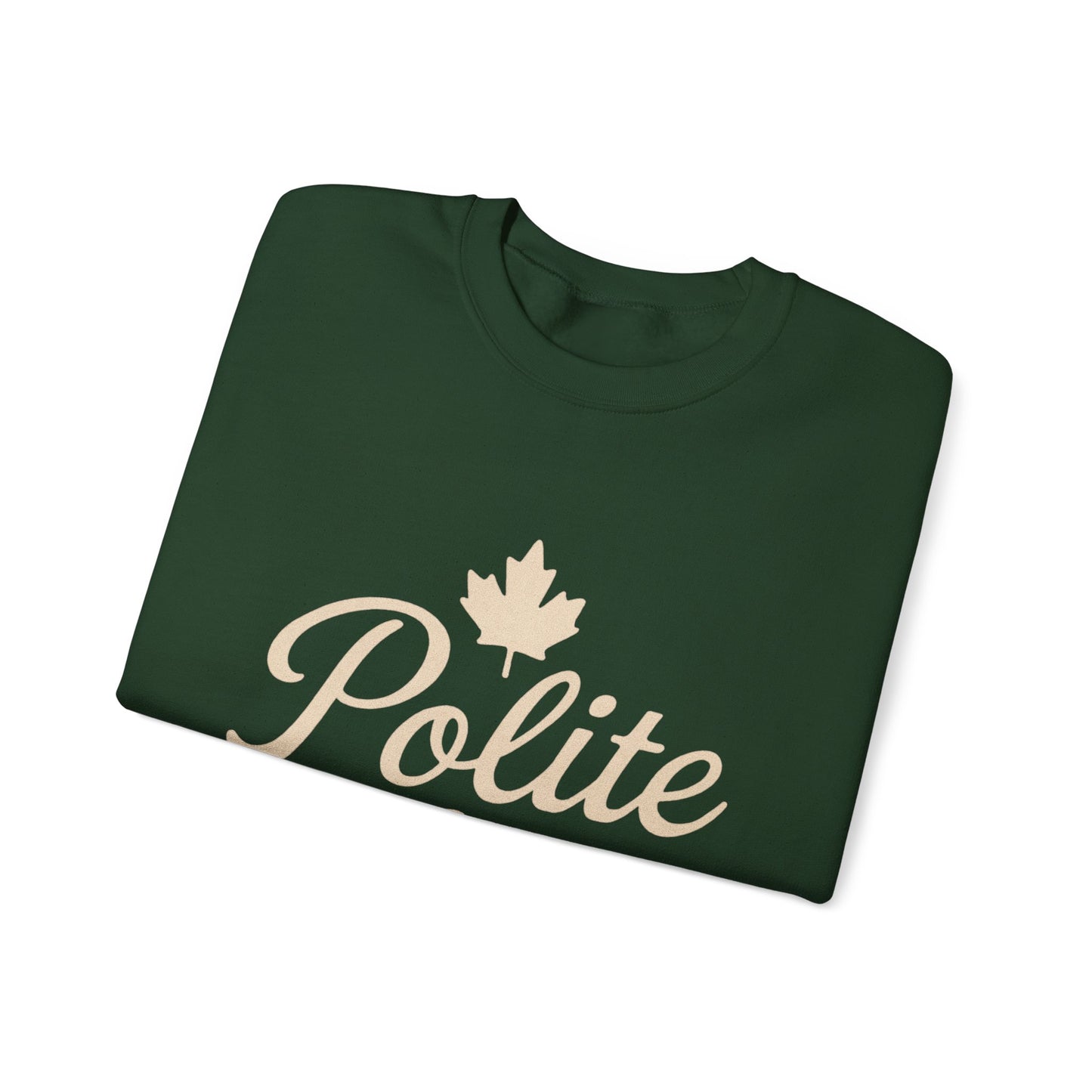 Canadian Polite AF Crewneck Sweatshirt, Chill Winter Jumper, Canada Sweater, Funny Cozy Pullover, Gift for Canadians, Chill Vibes Sweatshirt