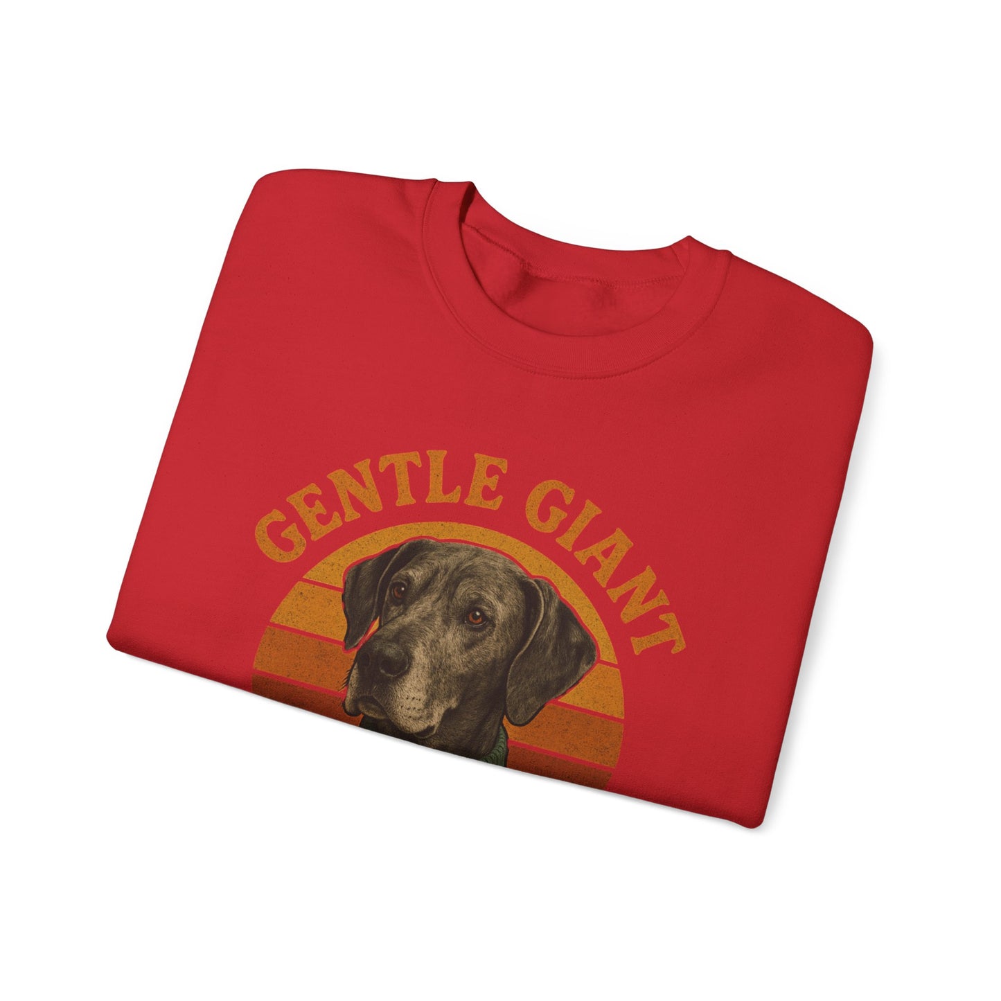Great Dane, Gentle Giant Big Heart ,Unisex Heavy Blend™ Crewneck Sweatshirt