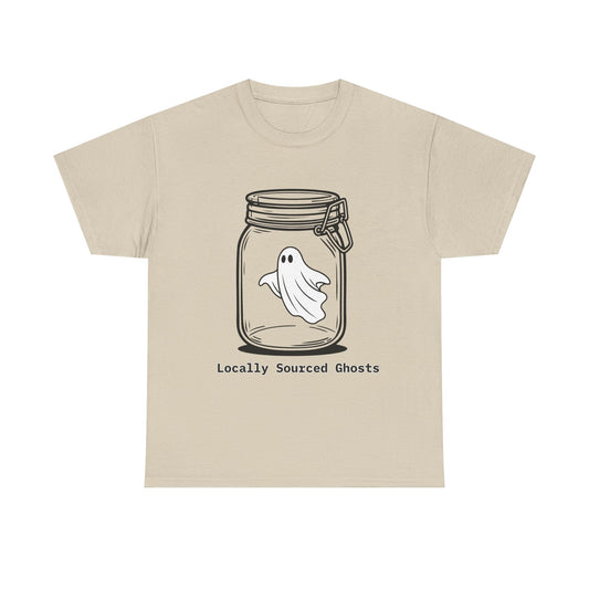 Organically Sourced Ghost Tee -Unisex Heavy Cotton T-Shirt