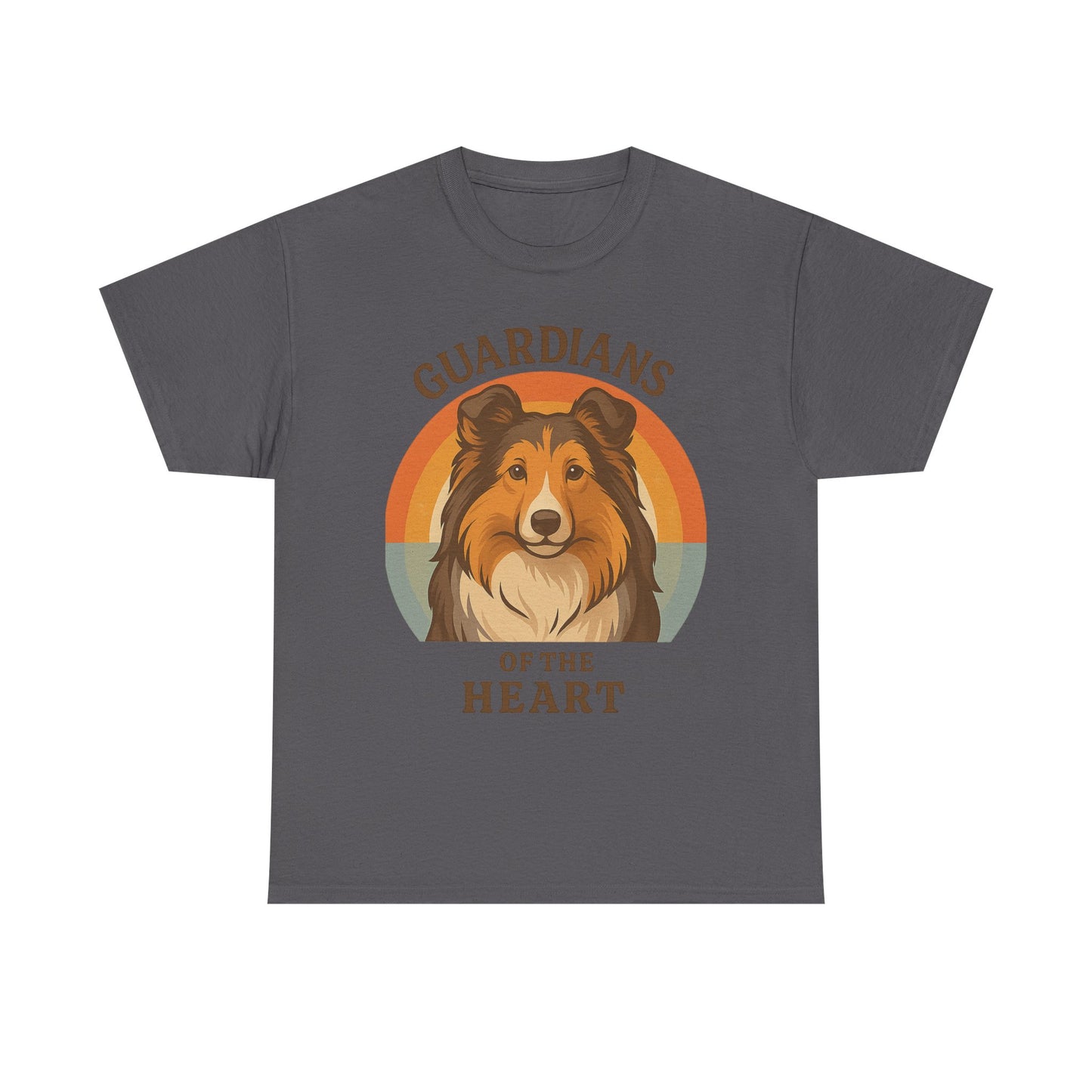 Sheltie Lovers Cotton Tee, Pet Owner Gift Shirt, Cute Animal Tee, Dog Lover Apparel, Funny Pet T-Shirt, Guardians of the Heart Design
