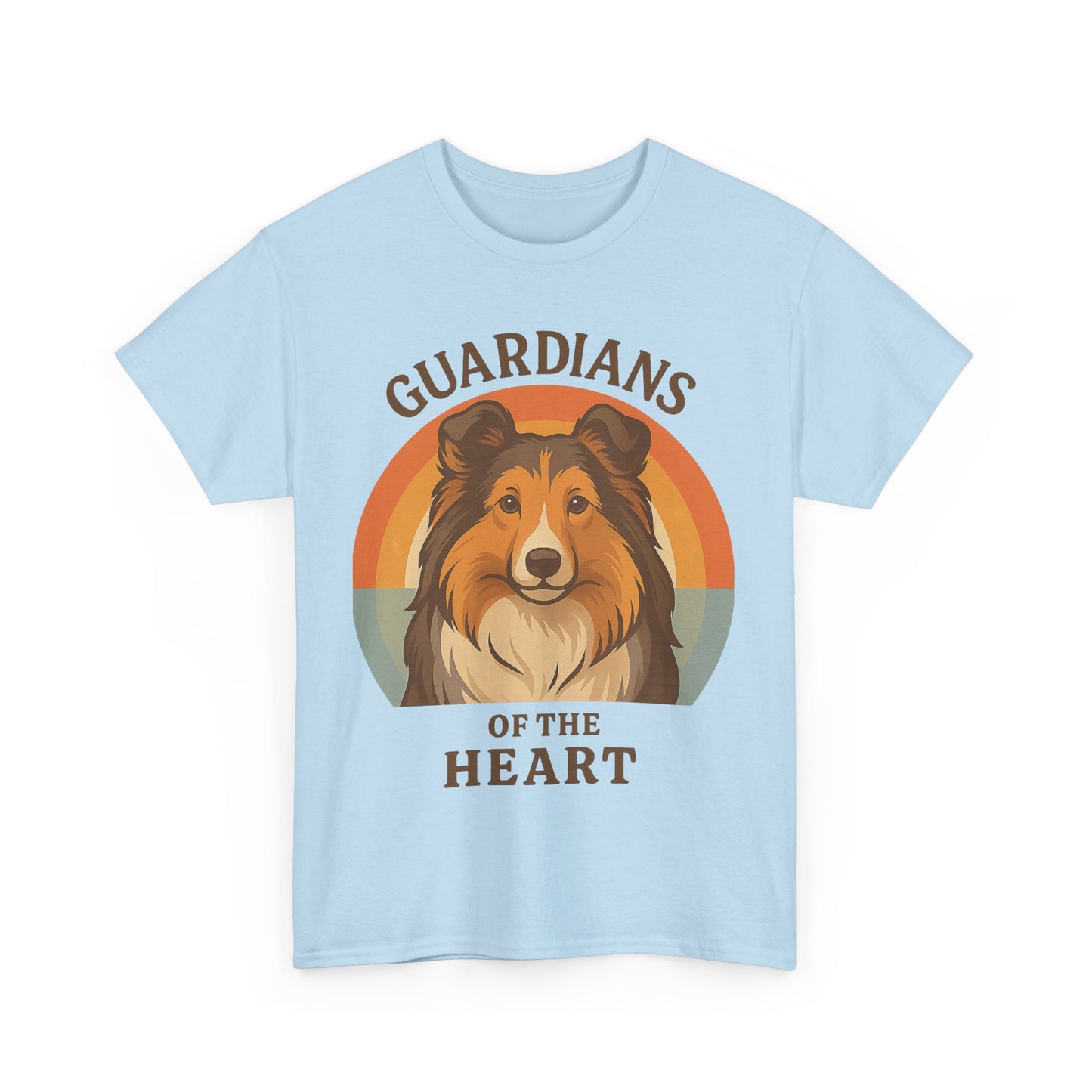 Sheltie Lovers Cotton Tee, Pet Owner Gift Shirt, Cute Animal Tee, Dog Lover Apparel, Funny Pet T-Shirt, Guardians of the Heart Design