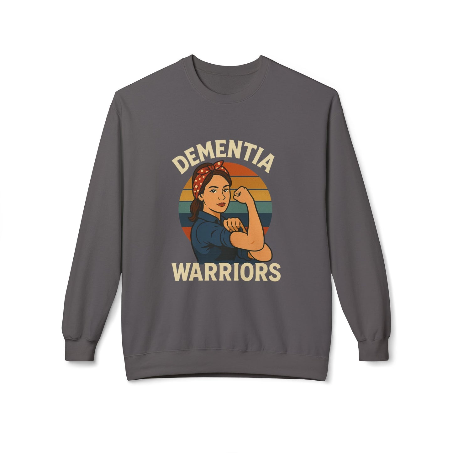 Dementia Warriors Sweatshirt, Awareness Apparel, Gifting for Caregivers, Supportive Unisex Clothing, Inspirational Crewneck, Social [...]