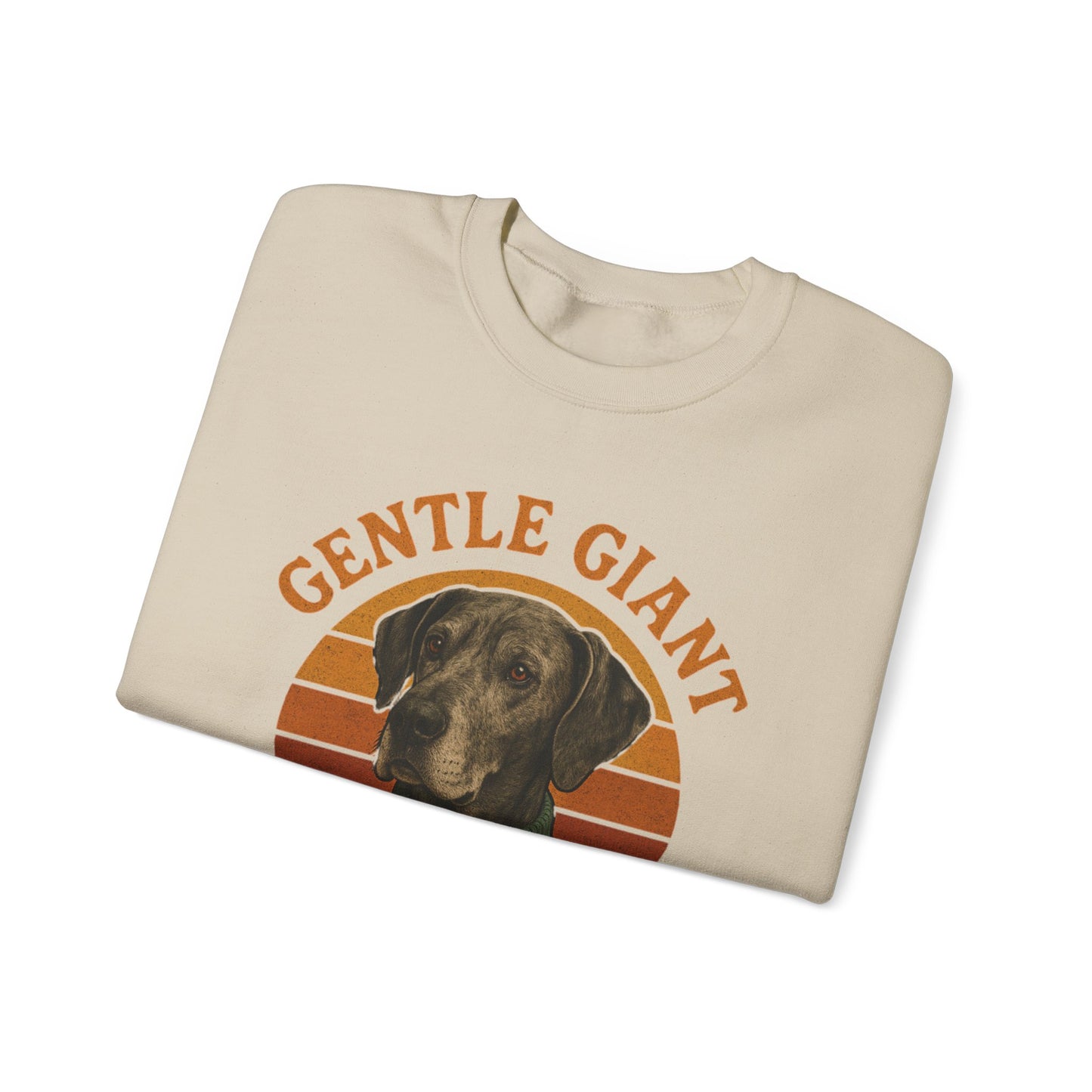 Great Dane, Gentle Giant Big Heart ,Unisex Heavy Blend™ Crewneck Sweatshirt
