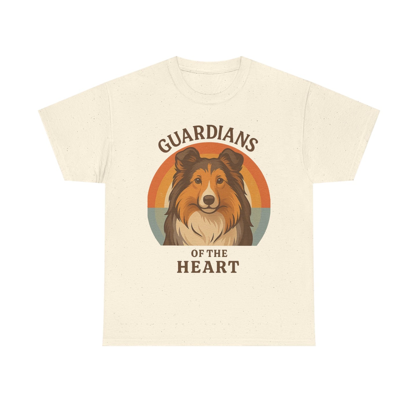 Sheltie Lovers Cotton Tee, Pet Owner Gift Shirt, Cute Animal Tee, Dog Lover Apparel, Funny Pet T-Shirt, Guardians of the Heart Design