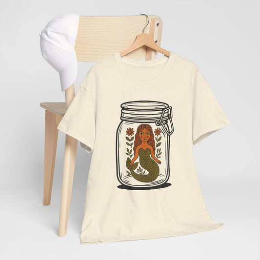 Whimsical Mermaid in a Jar t-shirt