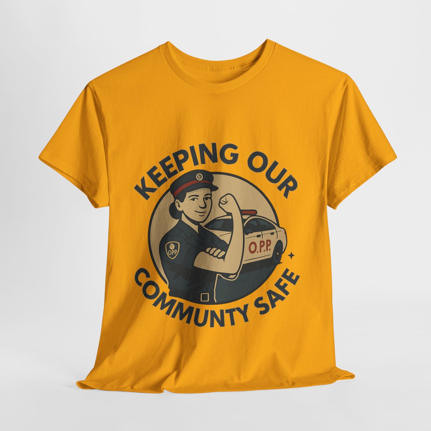 OPP female ,Community Safety Tee - Support Local Heroes, Unisex Heavy Cotton Tee, Police Officer T-Shirt, First Responder Apparel, Gift for Law [...]