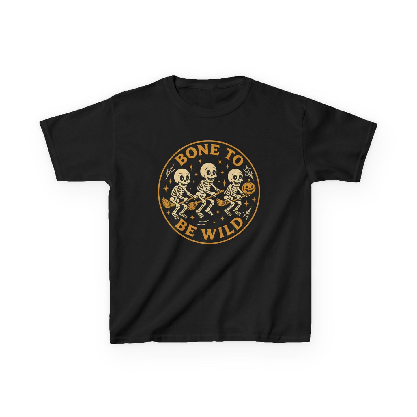 Kids Halloween Skeleton Tee - Bone to Be Wild, Fun T-Shirt for Kids, Halloween Costume Top, Spooky Party Wear, Kids Gift