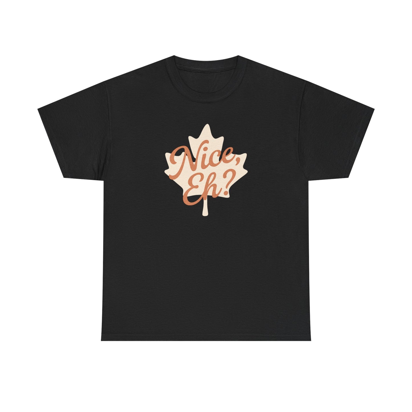 Canadian Leaf Unisex Tee, Nice Eh Party Chill Design by Moonwoven by Luna, Chill Canadian Collection, Gift for Canada Day, Maple Leaf Shirt,