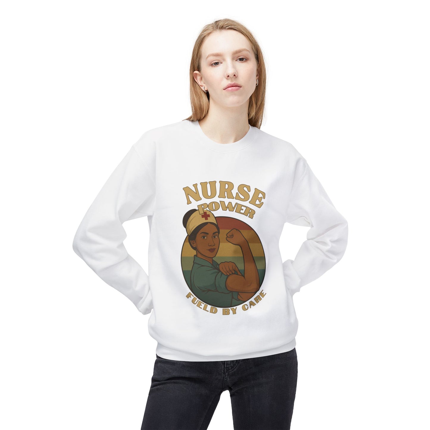 Nurse Power Sweatshirt - Celebrate Caregivers, Inspirational Gift for Nurses, Healthcare Worker Apparel, Cute Nurse Sweatshirt, Gift [...]