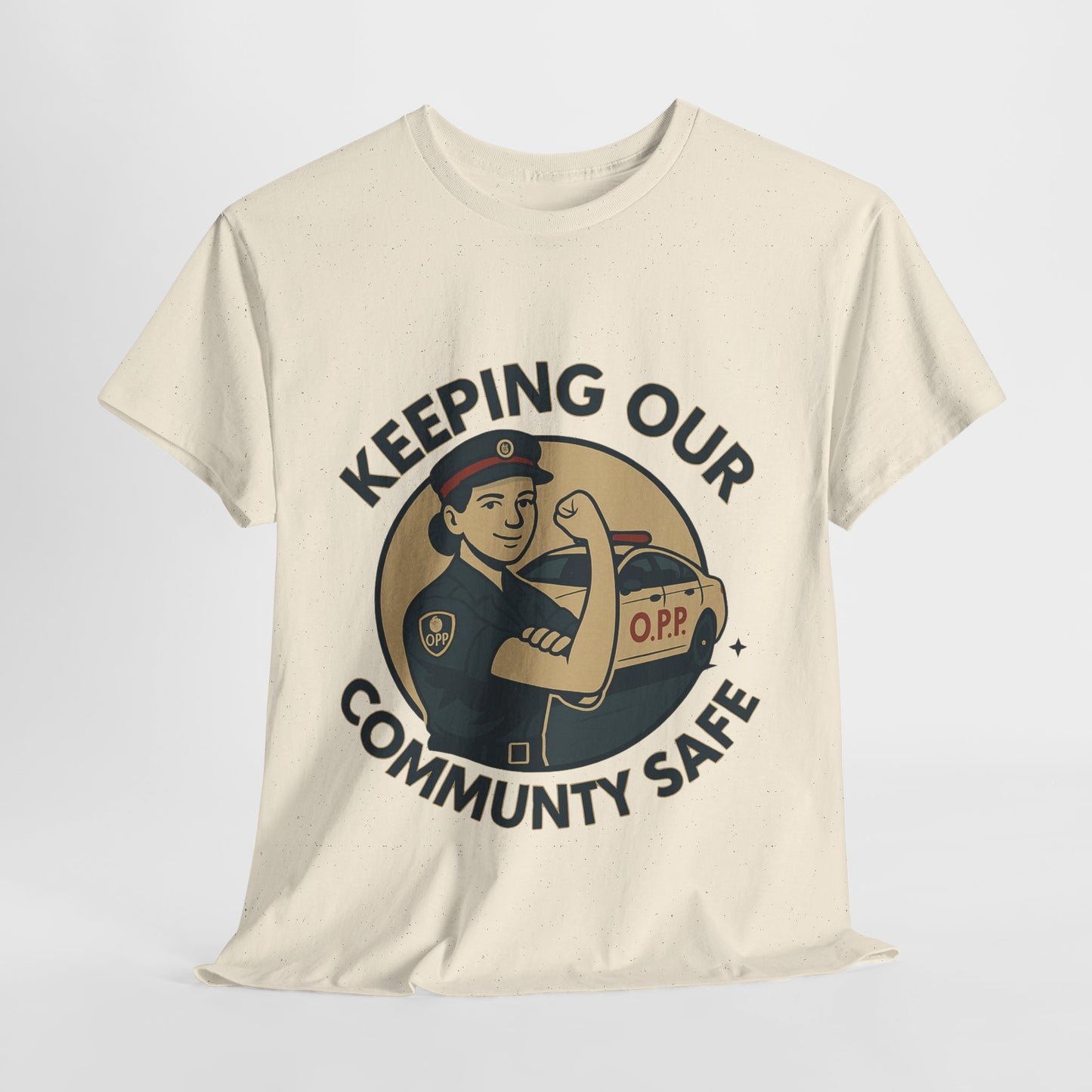 OPP female ,Community Safety Tee - Support Local Heroes, Unisex Heavy Cotton Tee, Police Officer T-Shirt, First Responder Apparel, Gift for Law [...]