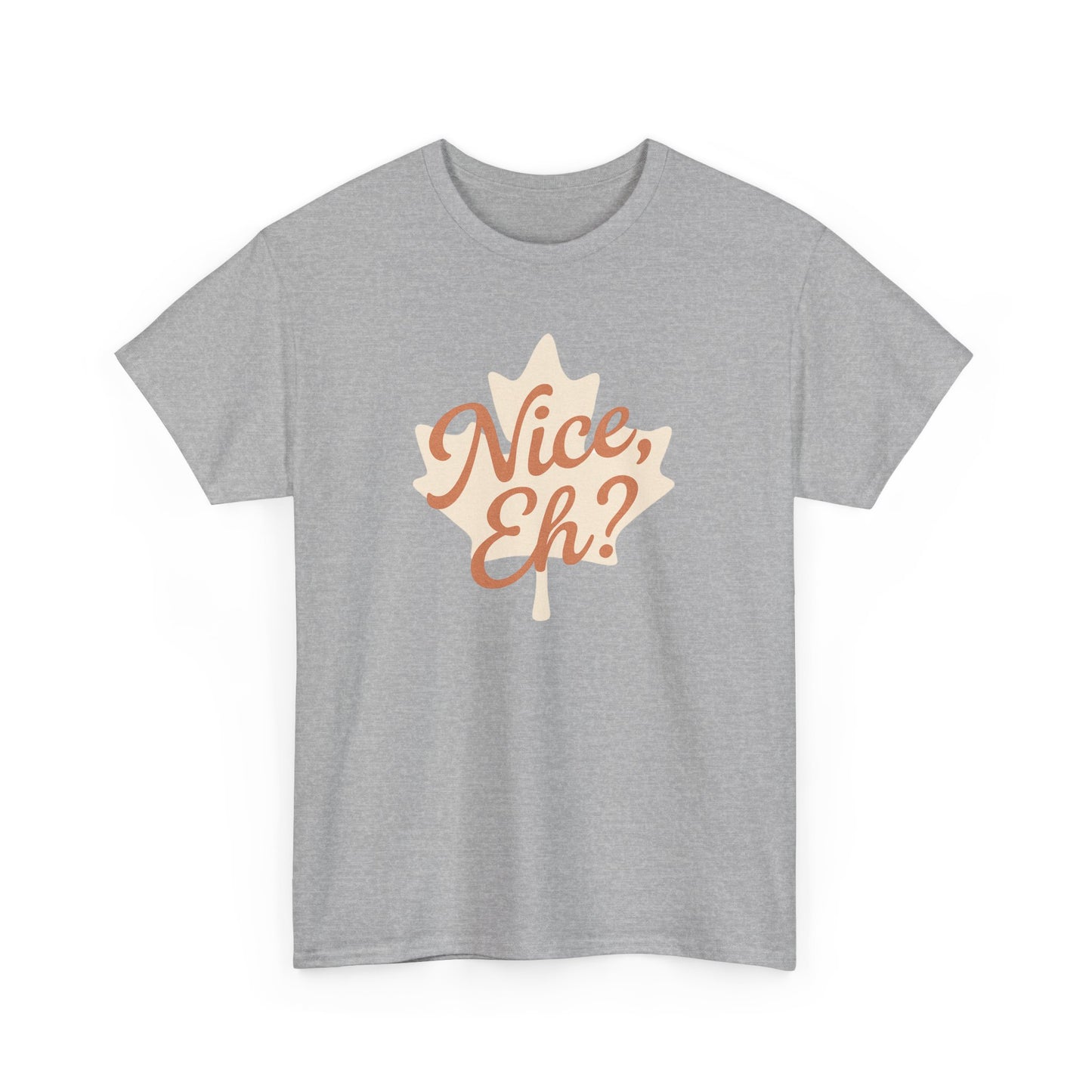 Canadian Leaf Unisex Tee, Nice Eh Party Chill Design by Moonwoven by Luna, Chill Canadian Collection, Gift for Canada Day, Maple Leaf Shirt,