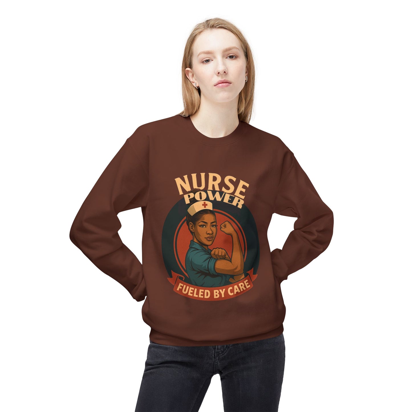 Nurse Power Fleece Sweatshirt, Nurse Appreciation Gift, Healthcare Worker Sweatshirt, Medical Crewneck, Inspirational Nurse Apparel, [...]