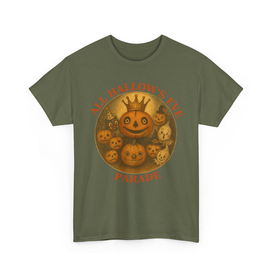 Pumpkin Mischief Unisex Tee, Halloween Shirt, All Hallow's Eve Parade T-Shirt, Moonwoven Design, Halloween Costume Top