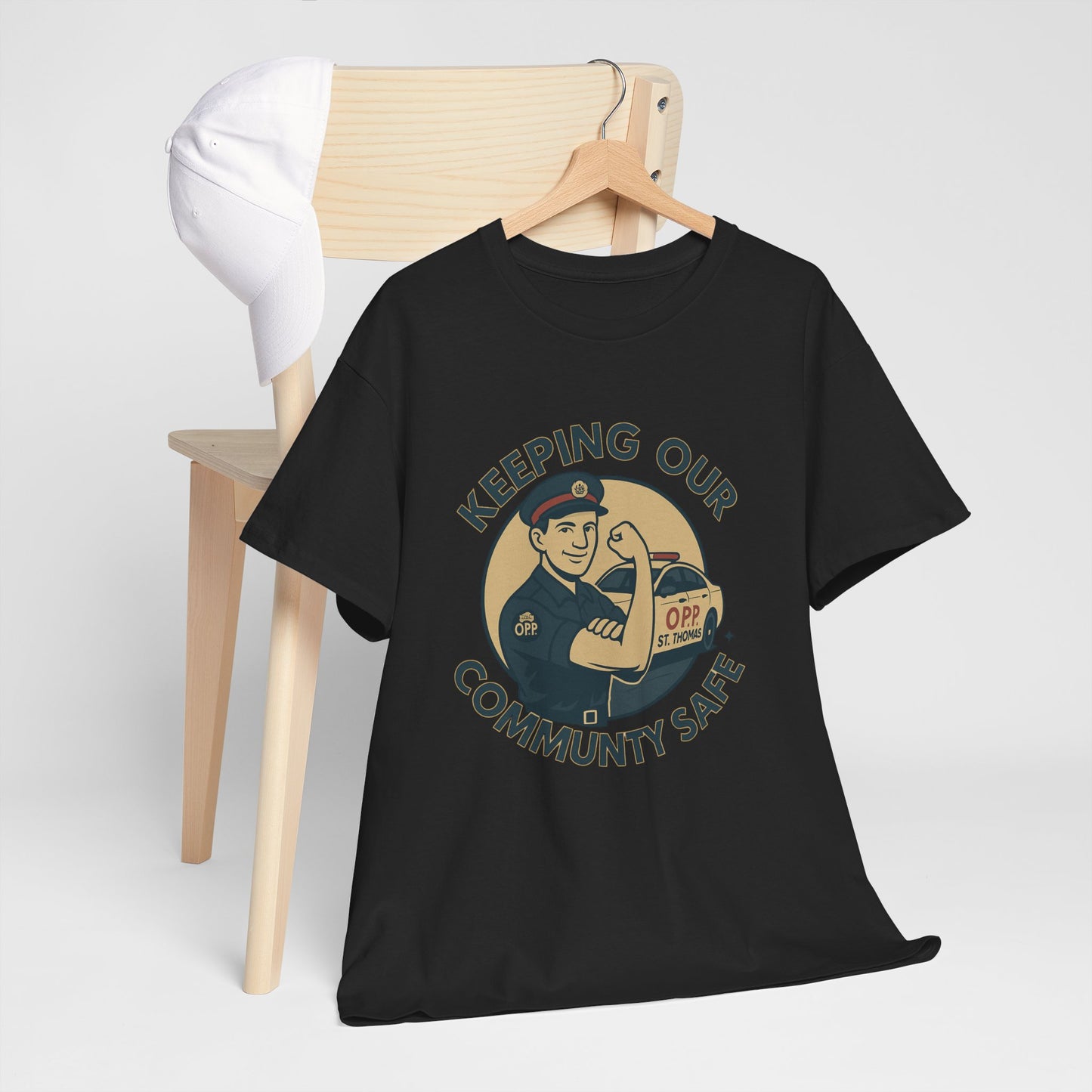 St. Thomas OPP ,Community Safety Unisex Heavy Cotton Tee, Casual Wear, Gift for Safety Advocates, Community Event Shirt, Fundraiser Apparel, Everyday [...]