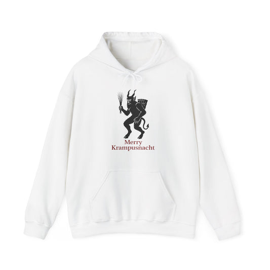 Merry Krampusnacht , Dark Holiday Unisex Hoodie