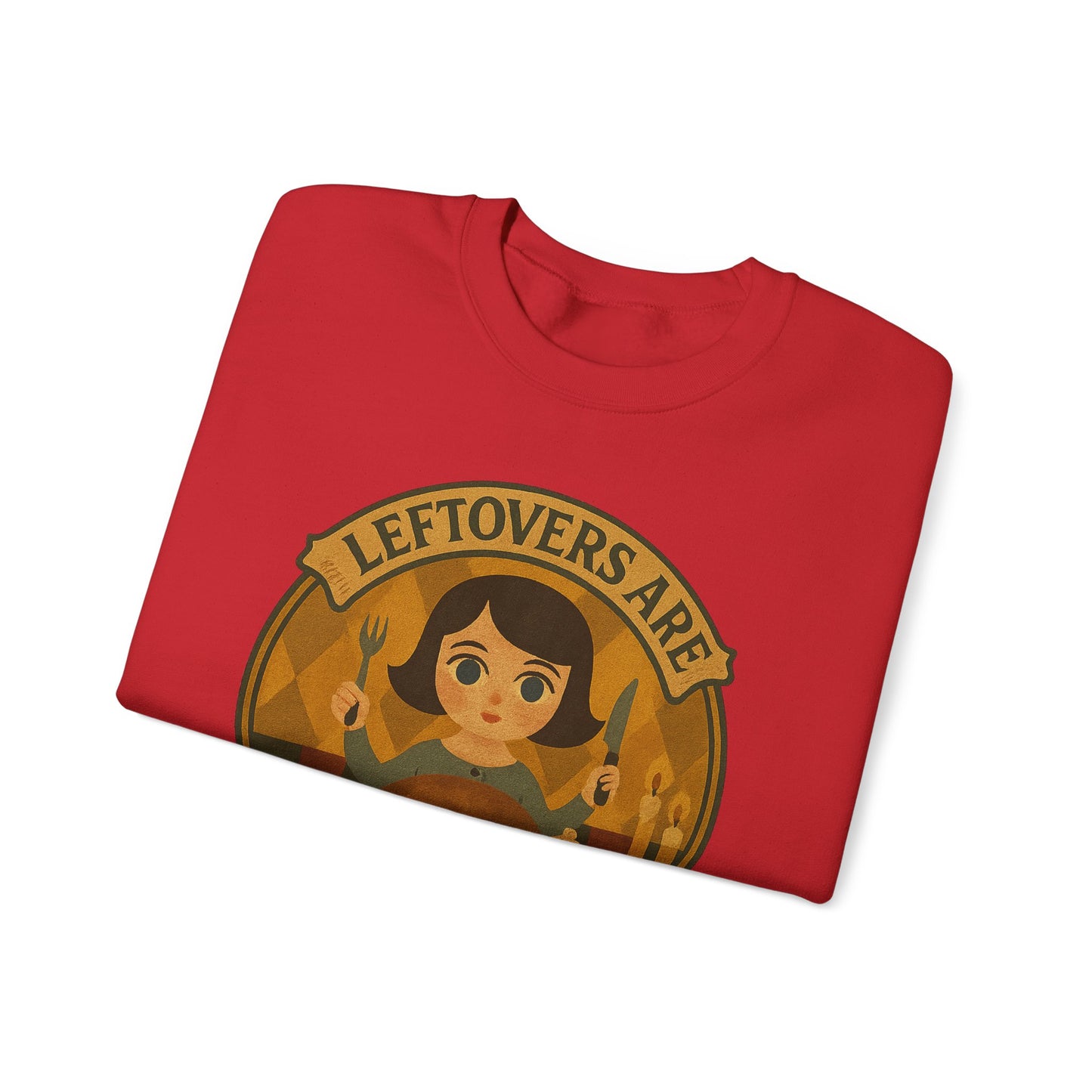 Leftovers Love Language Sweatshirt, Foodie Gift, Original Art Clothing, Moonwoven by Luna, Crewneck Jumper
