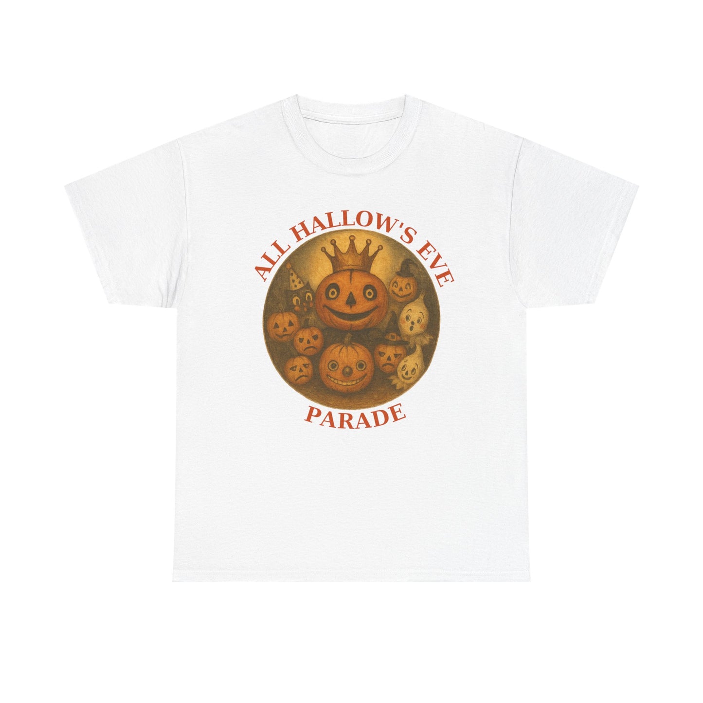 Pumpkin Mischief, Unisex Tee, Halloween Shirt, All Hallow's Eve Parade T-Shirt, Moonwoven Design, Halloween Costume Top