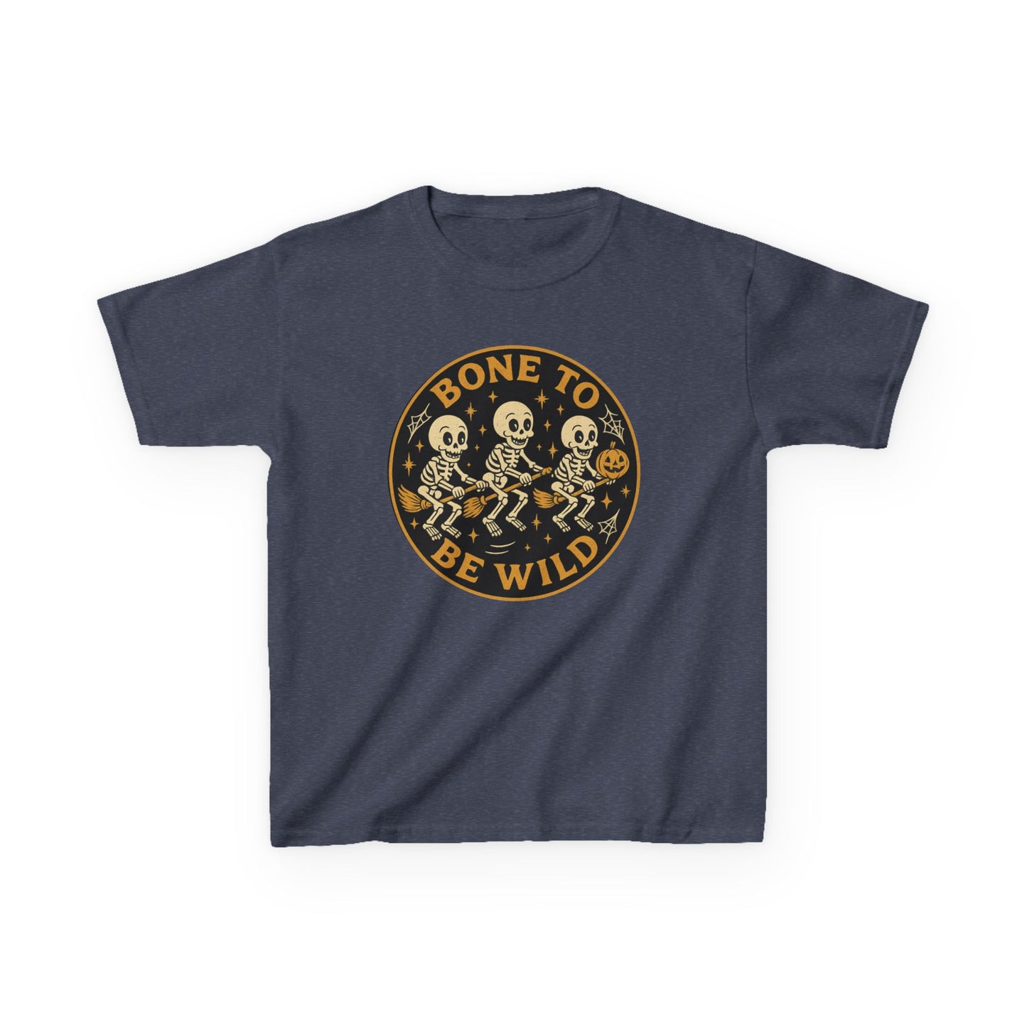 Kids Halloween Skeleton Tee - Bone to Be Wild, Fun T-Shirt for Kids, Halloween Costume Top, Spooky Party Wear, Kids Gift