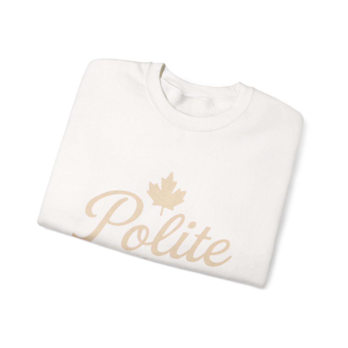 Canadian Polite AF Crewneck Sweatshirt, Chill Winter Jumper, Canada Sweater, Funny Cozy Pullover, Gift for Canadians, Chill Vibes Sweatshirt