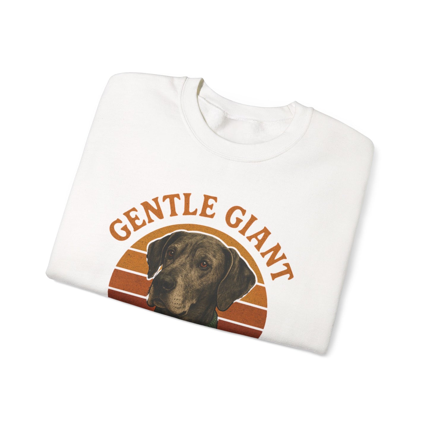 Great Dane, Gentle Giant Big Heart ,Unisex Heavy Blend™ Crewneck Sweatshirt