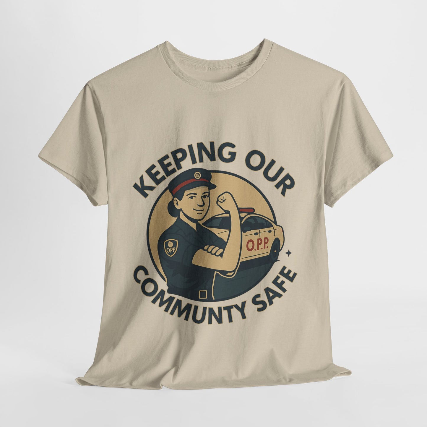 OPP female ,Community Safety Tee - Support Local Heroes, Unisex Heavy Cotton Tee, Police Officer T-Shirt, First Responder Apparel, Gift for Law [...]