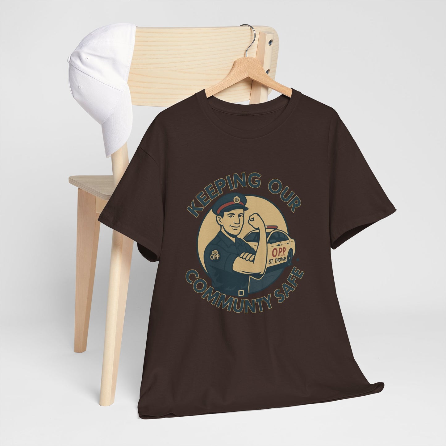 St. Thomas OPP ,Community Safety Unisex Heavy Cotton Tee, Casual Wear, Gift for Safety Advocates, Community Event Shirt, Fundraiser Apparel, Everyday [...]