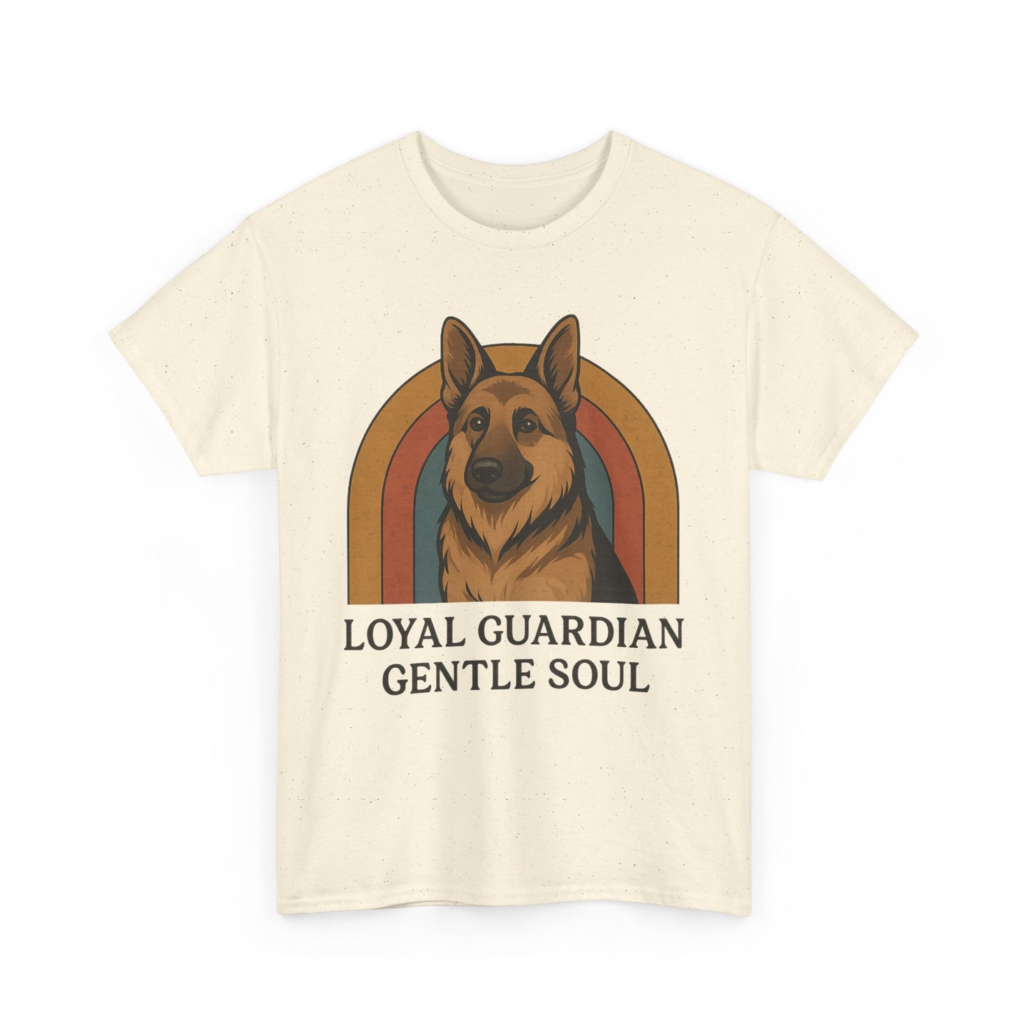 German Shepherd, Loyal Guardian Tee - Unisex Heavy Cotton Shirt, Perfect for Dog Lovers, Animal Lovers, Casual Wear