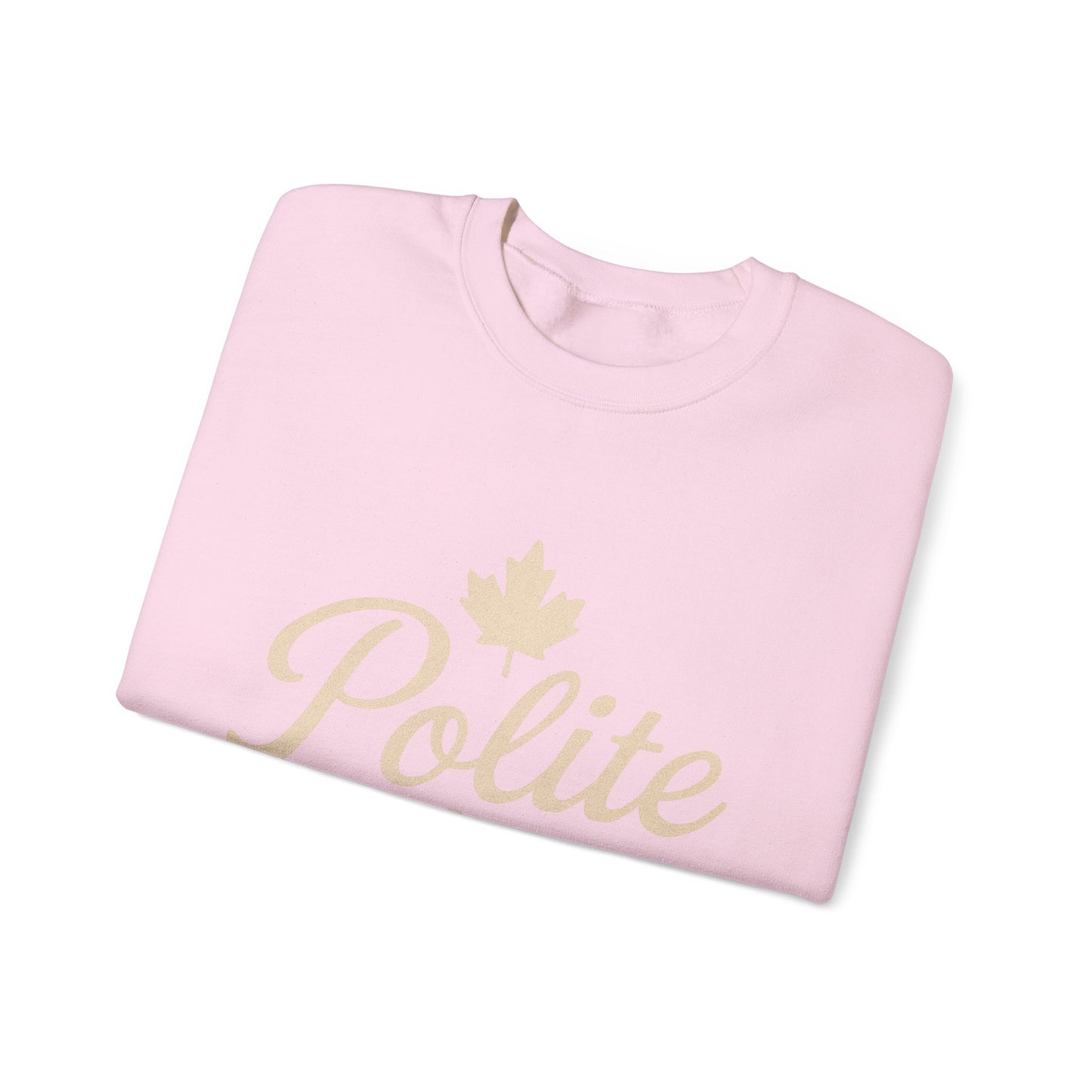 Canadian Polite AF Crewneck Sweatshirt, Chill Winter Jumper, Canada Sweater, Funny Cozy Pullover, Gift for Canadians, Chill Vibes Sweatshirt