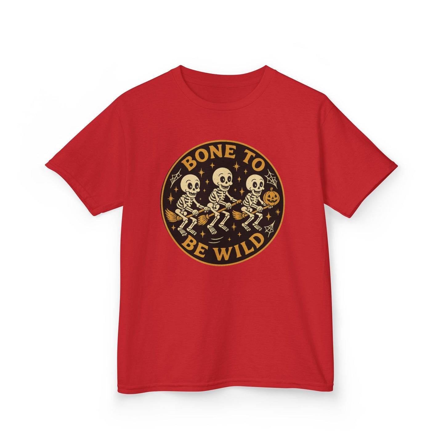 Kids Halloween Skeleton Tee - Bone to Be Wild, Fun T-Shirt for Kids, Halloween Costume Top, Spooky Party Wear, Kids Gift