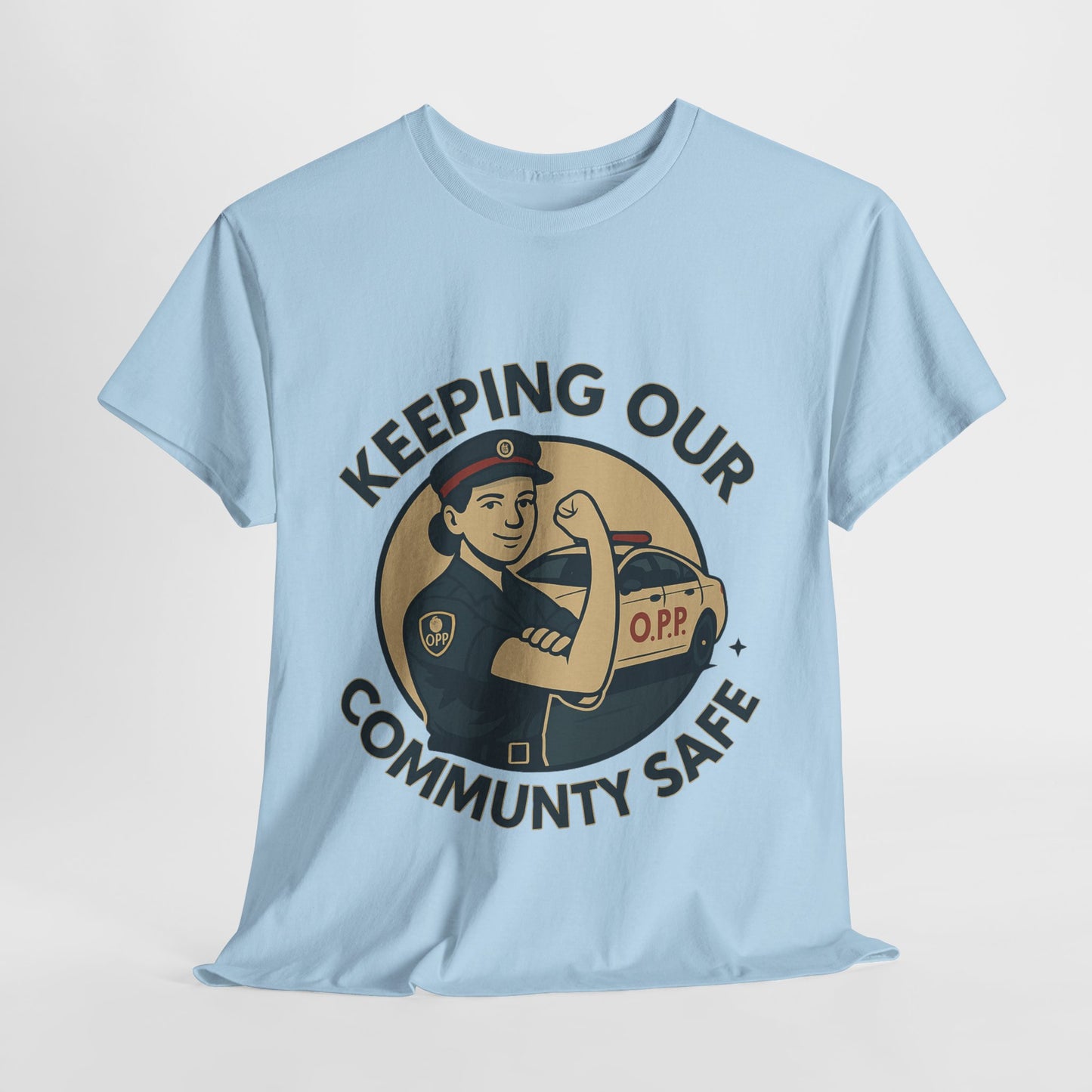 OPP female ,Community Safety Tee - Support Local Heroes, Unisex Heavy Cotton Tee, Police Officer T-Shirt, First Responder Apparel, Gift for Law [...]