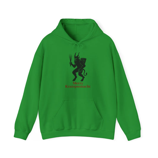 Merry Krampusnacht , Dark Holiday Unisex Hoodie