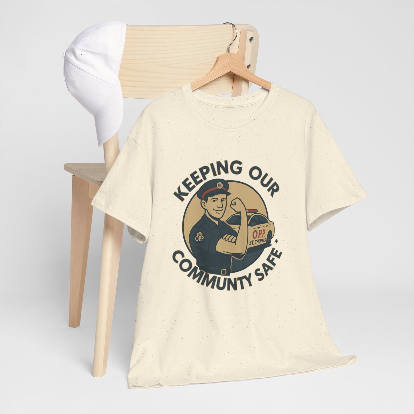 St. Thomas OPP ,Community Safety Unisex Heavy Cotton Tee, Casual Wear, Gift for Safety Advocates, Community Event Shirt, Fundraiser Apparel, Everyday [...]