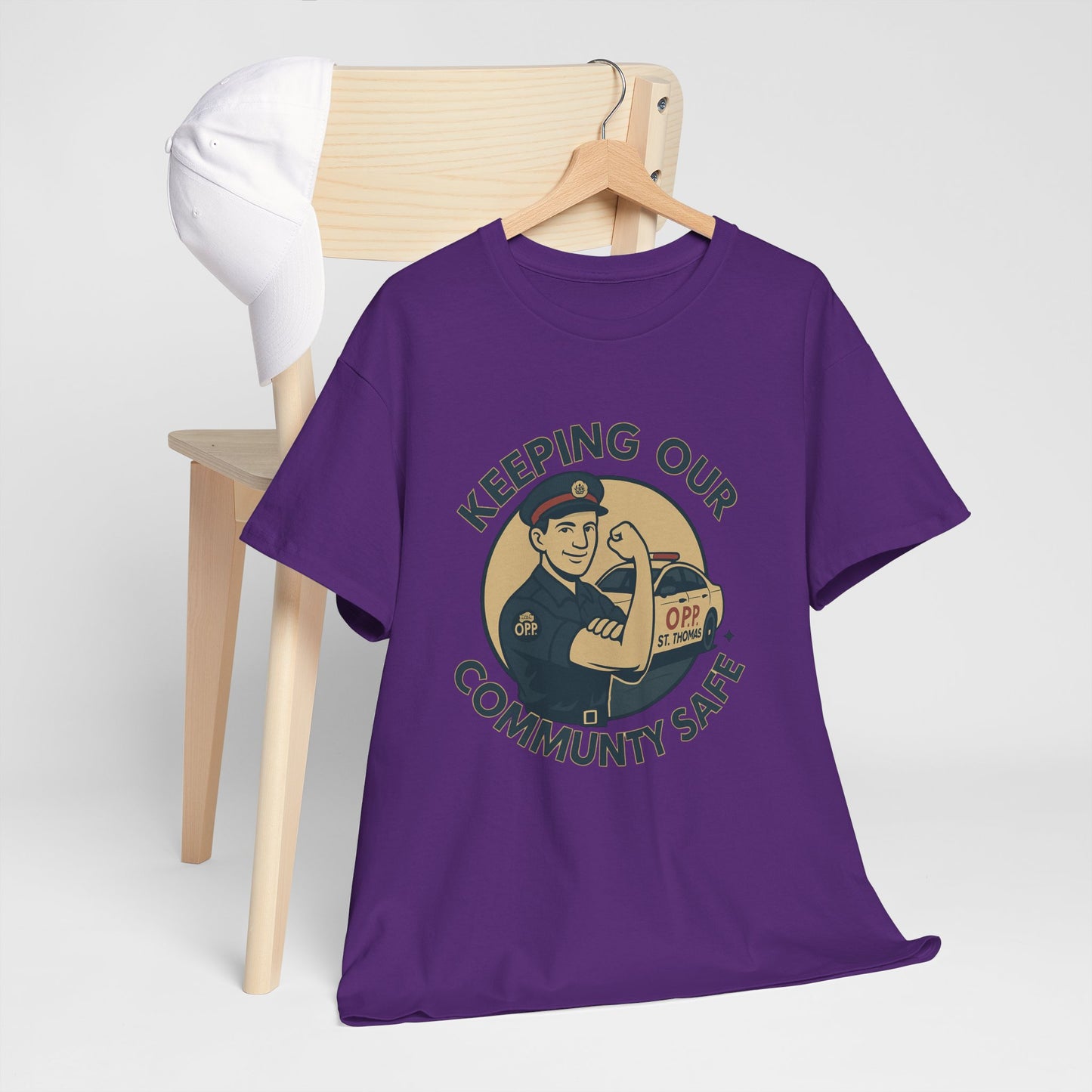 St. Thomas OPP ,Community Safety Unisex Heavy Cotton Tee, Casual Wear, Gift for Safety Advocates, Community Event Shirt, Fundraiser Apparel, Everyday [...]