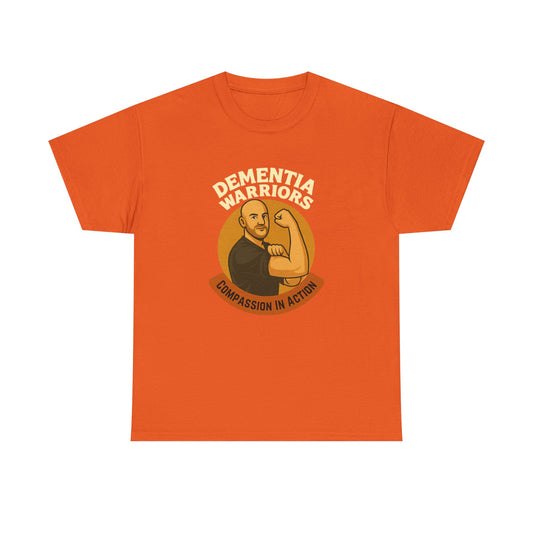 Dementia Warriors Unisex Tee, Compassion in Action Shirt, Male Nursing Gift, Moonwoven by Luna Design, Care Givers Collection