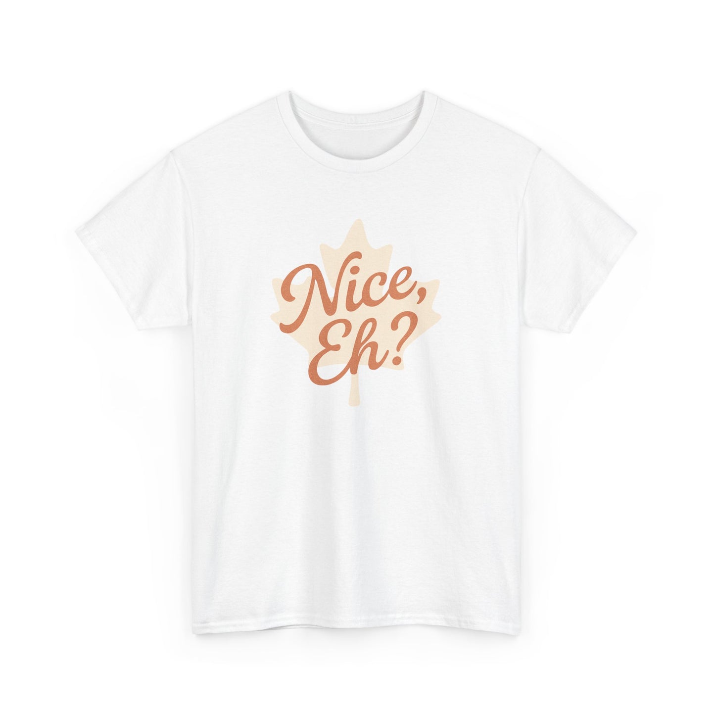Canadian Leaf Unisex Tee, Nice Eh Party Chill Design by Moonwoven by Luna, Chill Canadian Collection, Gift for Canada Day, Maple Leaf Shirt,