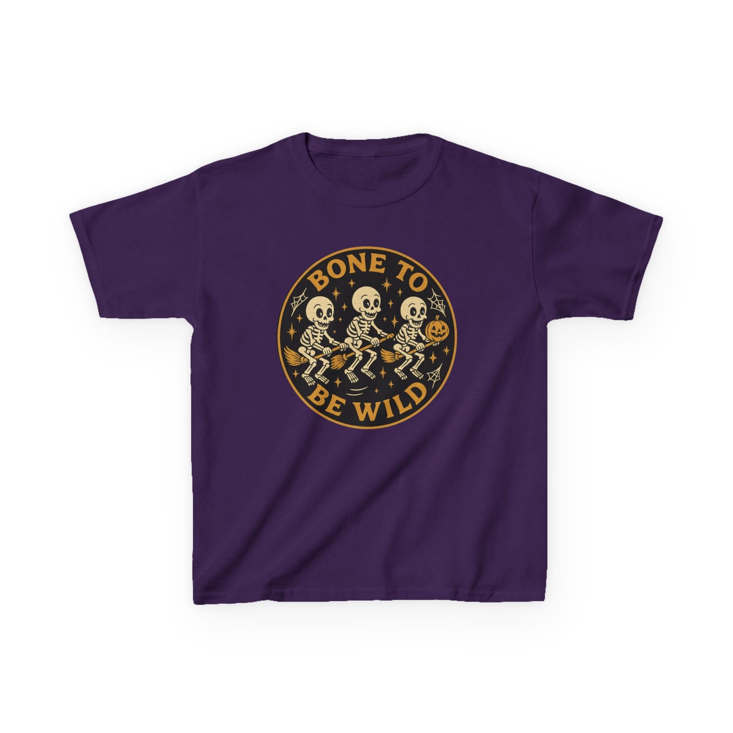 Kids Halloween Skeleton Tee - Bone to Be Wild, Fun T-Shirt for Kids, Halloween Costume Top, Spooky Party Wear, Kids Gift