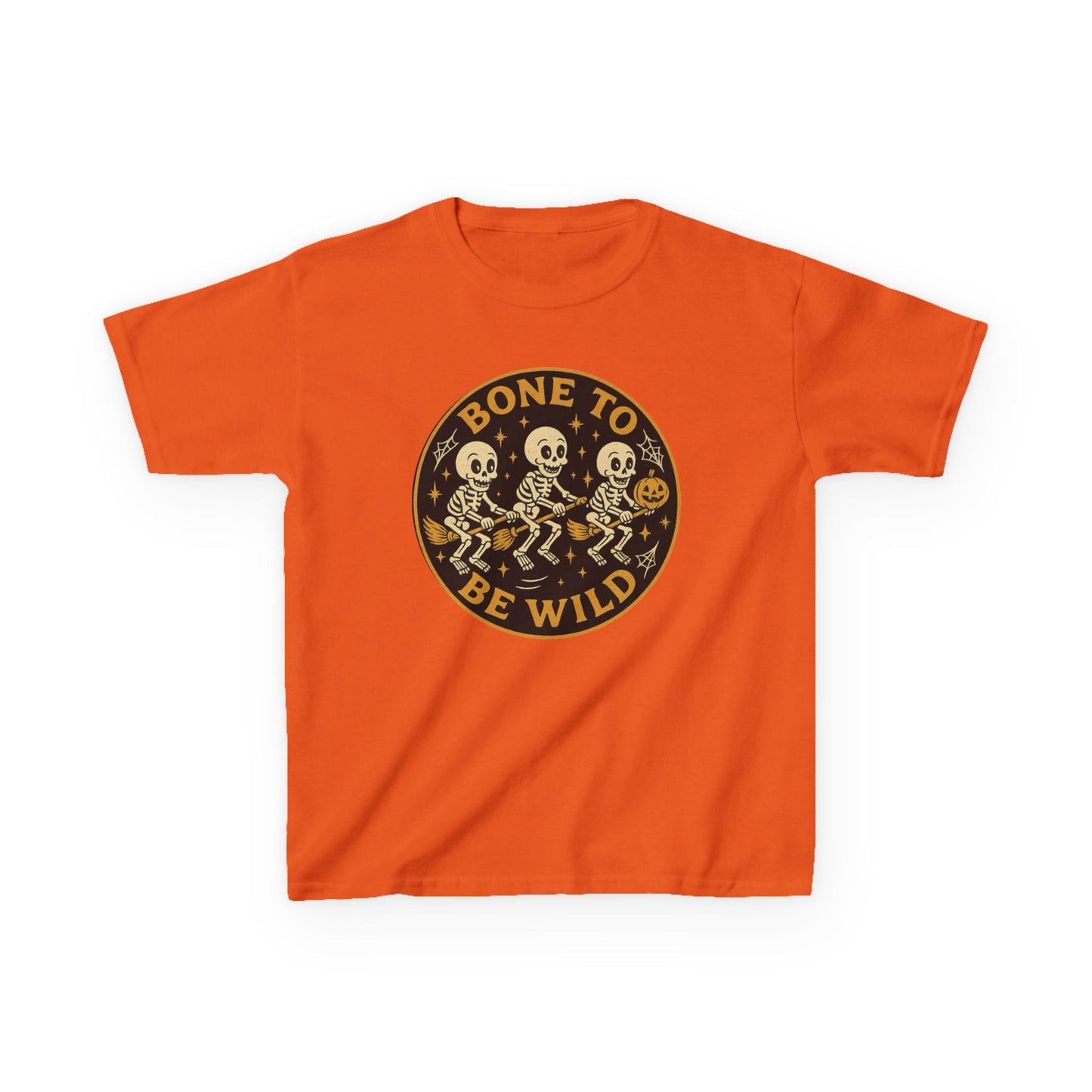 Kids Halloween Skeleton Tee - Bone to Be Wild, Fun T-Shirt for Kids, Halloween Costume Top, Spooky Party Wear, Kids Gift