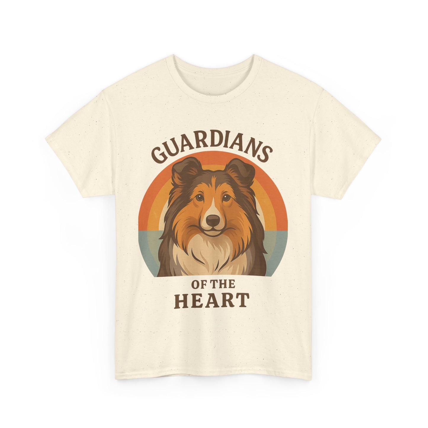 Sheltie Lovers Cotton Tee, Pet Owner Gift Shirt, Cute Animal Tee, Dog Lover Apparel, Funny Pet T-Shirt, Guardians of the Heart Design