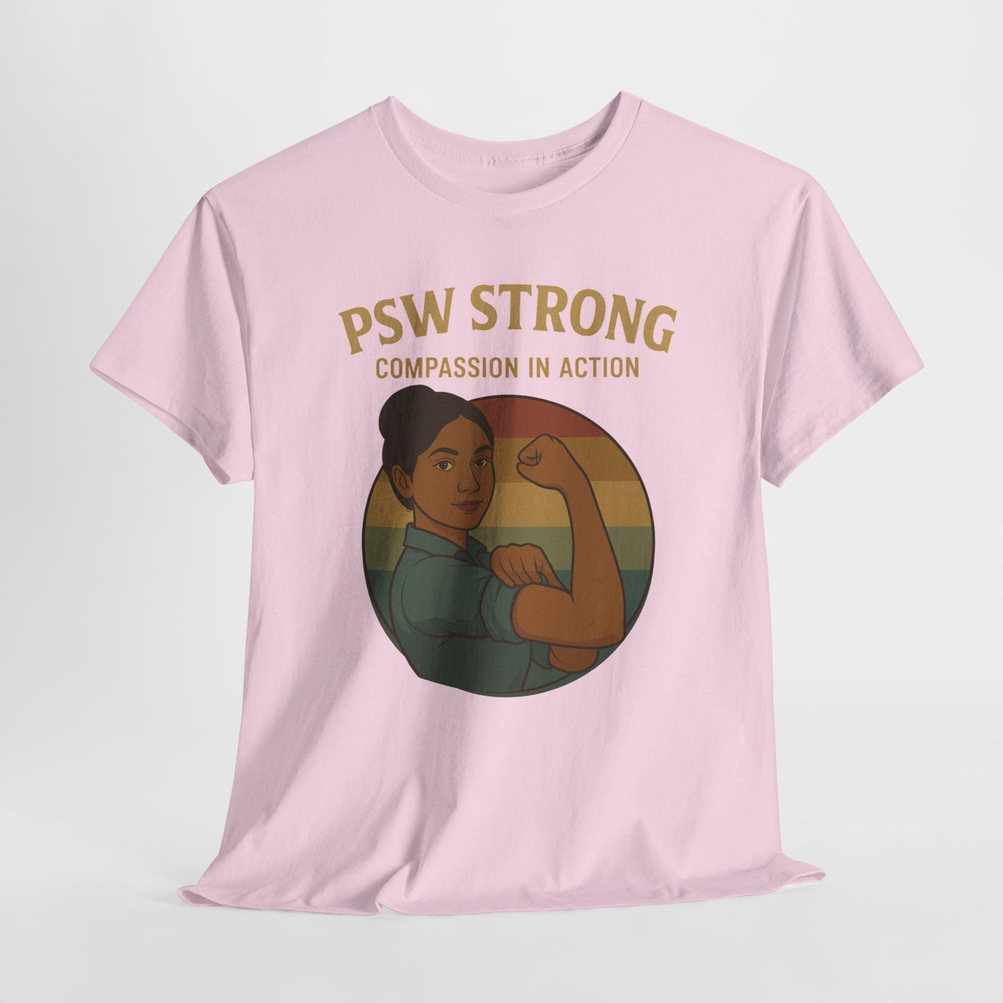 PSW Strong Unisex Tee | Compassion in Action Shirt, Motivational Apparel, Gift for Caregivers, Casual Wear, Inspirational Fashion, [...]