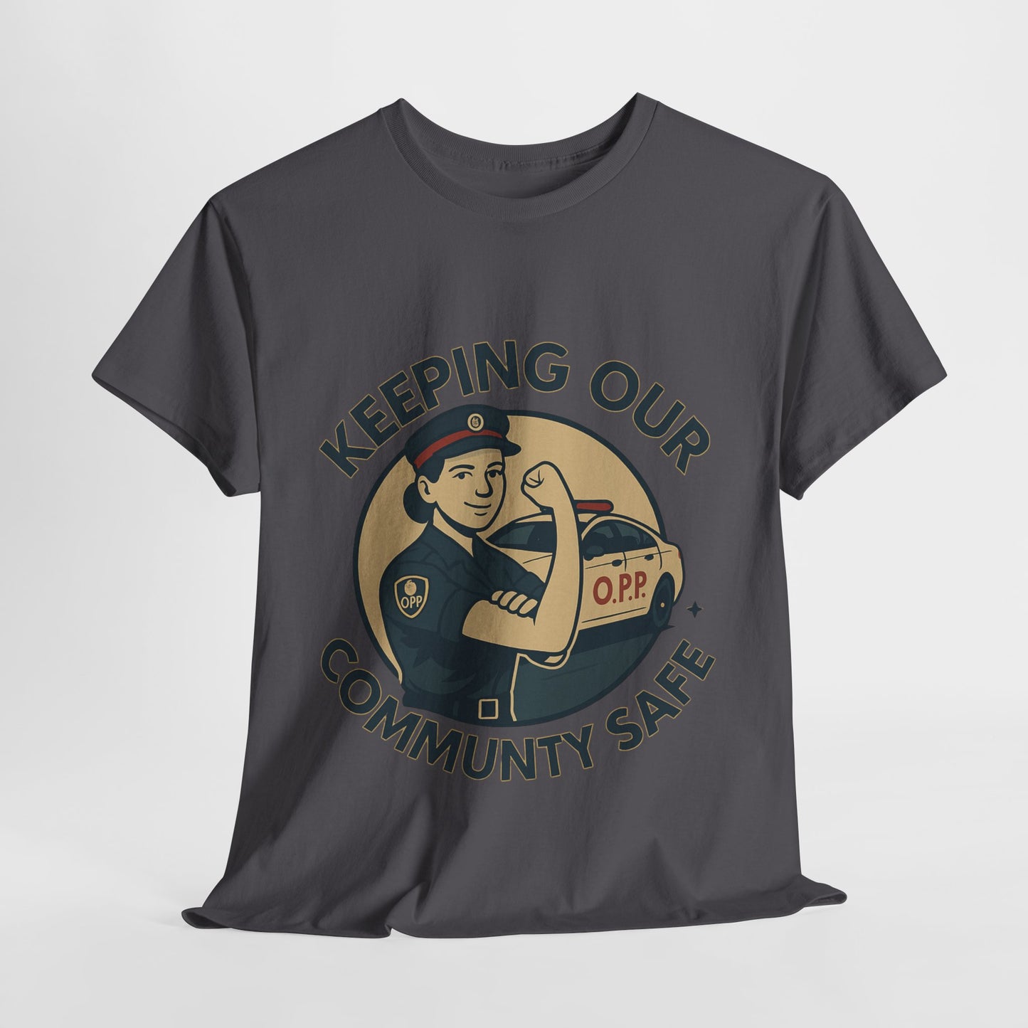 OPP female ,Community Safety Tee - Support Local Heroes, Unisex Heavy Cotton Tee, Police Officer T-Shirt, First Responder Apparel, Gift for Law [...]