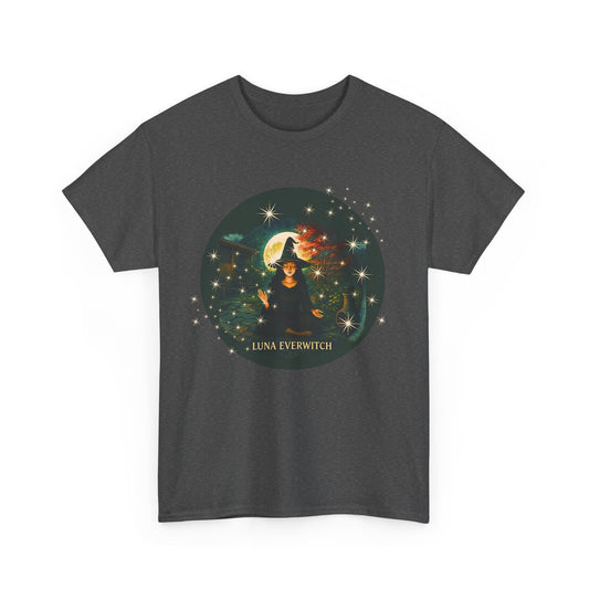 Backyard Manifestations with Luna Everwitch ,Heavy Cotton Tee, Unisex Starry T-Shirt, Celestial Aesthetic Shirt,