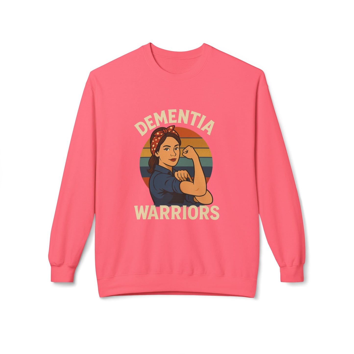 Dementia Warriors Sweatshirt, Awareness Apparel, Gifting for Caregivers, Supportive Unisex Clothing, Inspirational Crewneck, Social [...]