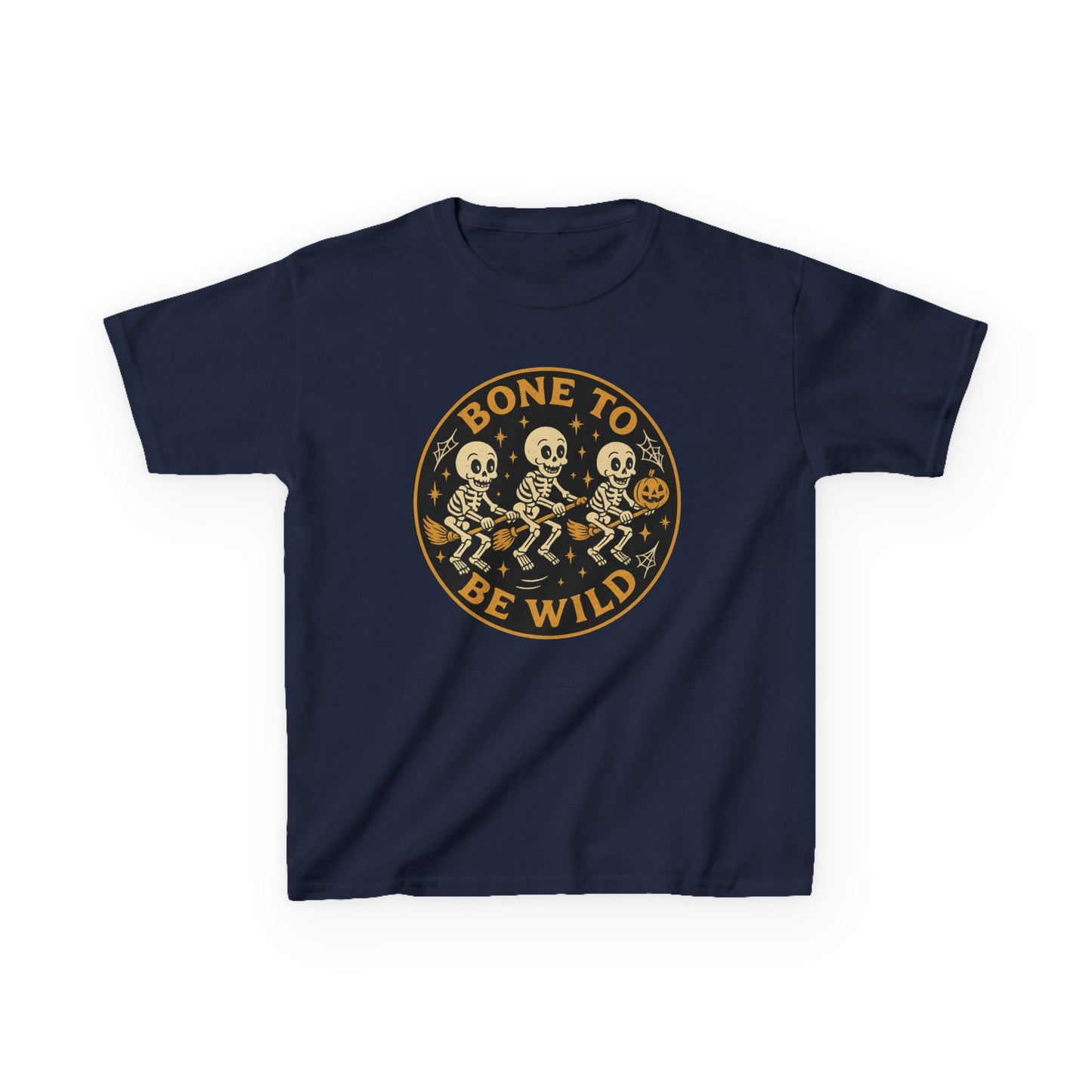 Kids Halloween Skeleton Tee - Bone to Be Wild, Fun T-Shirt for Kids, Halloween Costume Top, Spooky Party Wear, Kids Gift