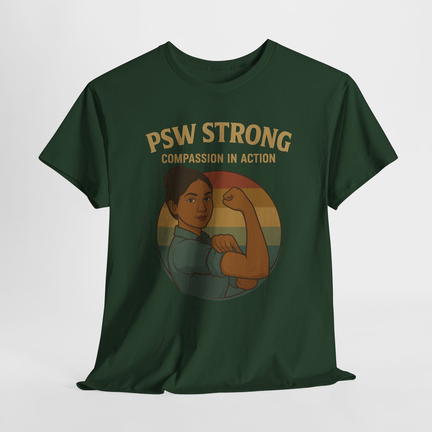 PSW Strong Unisex Tee | Compassion in Action Shirt, Motivational Apparel, Gift for Caregivers, Casual Wear, Inspirational Fashion, [...]