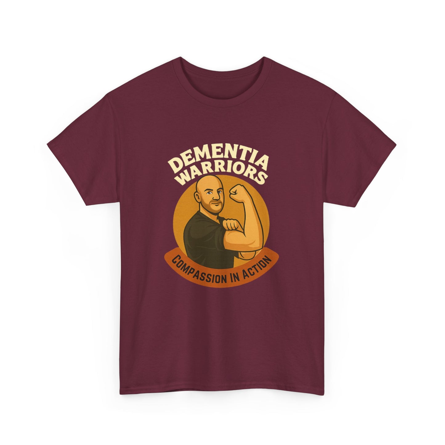 Dementia Warriors Unisex Tee, Compassion in Action Shirt, Male Nursing Gift, Moonwoven by Luna Design, Care Givers Collection