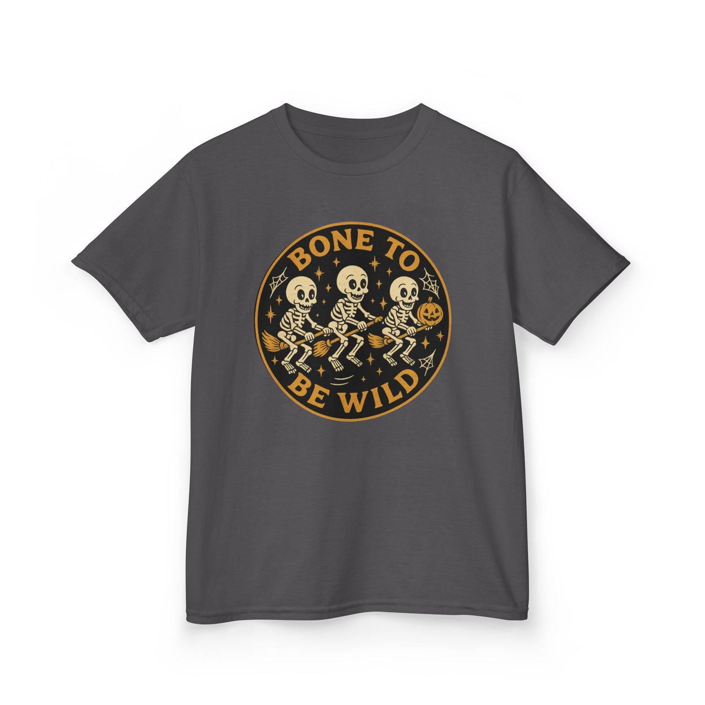 Kids Halloween Skeleton Tee - Bone to Be Wild, Fun T-Shirt for Kids, Halloween Costume Top, Spooky Party Wear, Kids Gift