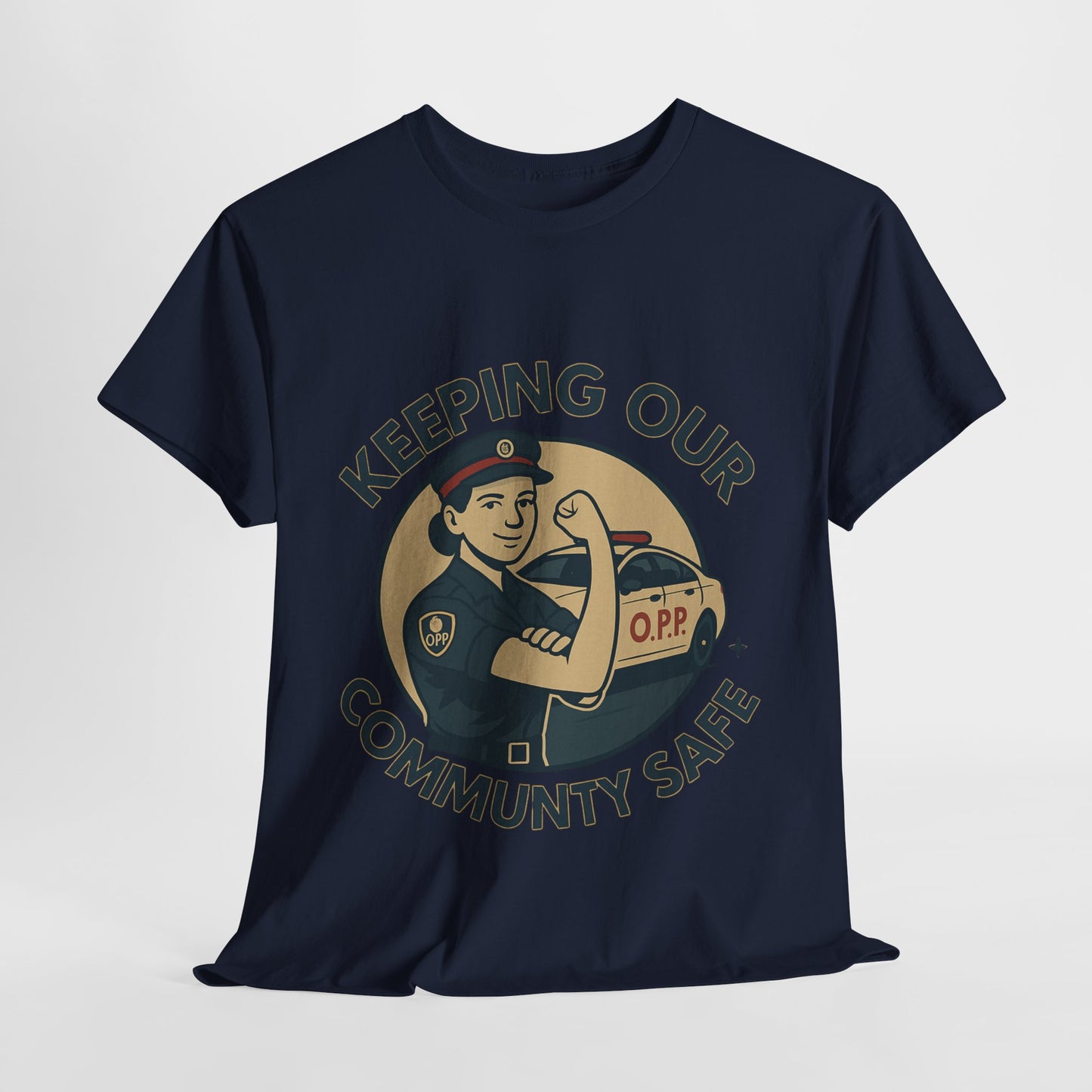 OPP female ,Community Safety Tee - Support Local Heroes, Unisex Heavy Cotton Tee, Police Officer T-Shirt, First Responder Apparel, Gift for Law [...]