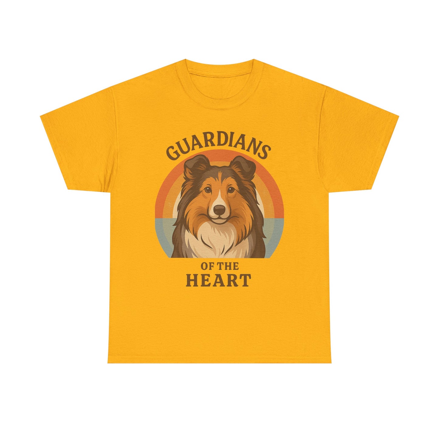 Sheltie Lovers Cotton Tee, Pet Owner Gift Shirt, Cute Animal Tee, Dog Lover Apparel, Funny Pet T-Shirt, Guardians of the Heart Design