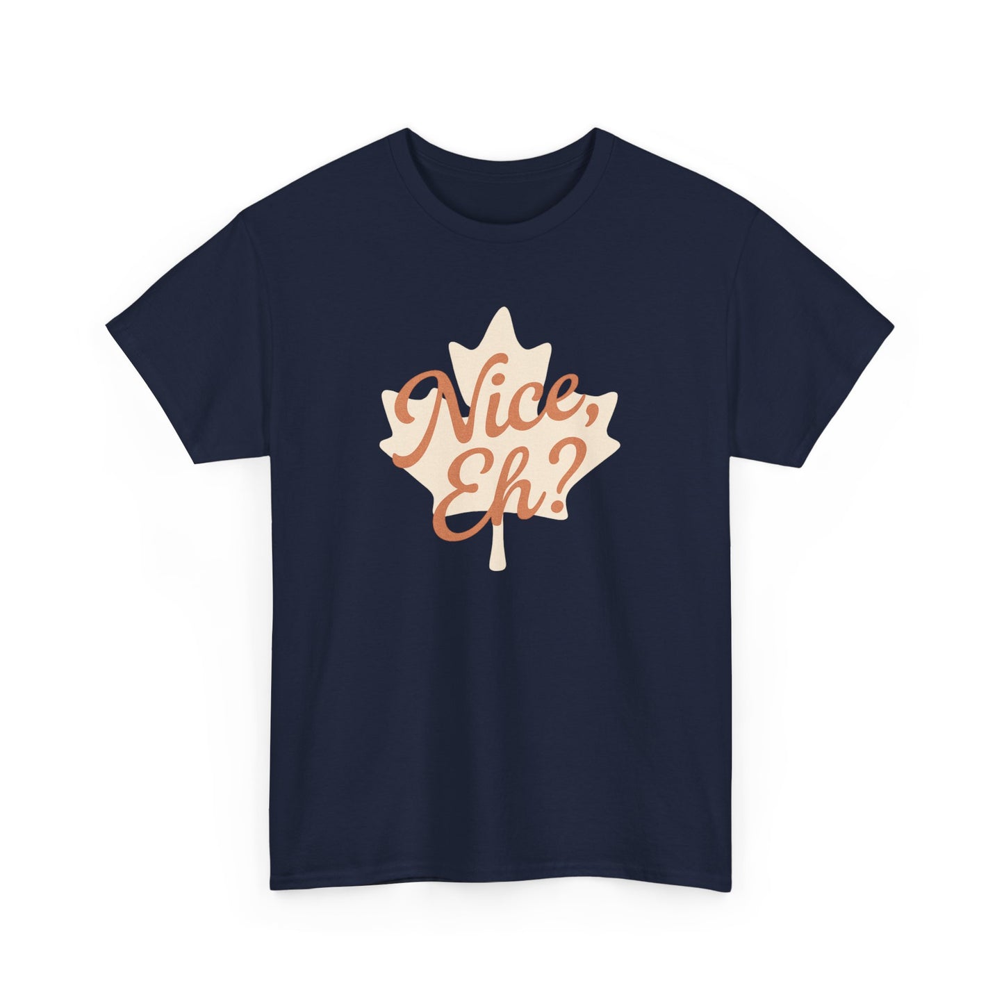 Canadian Leaf Unisex Tee, Nice Eh Party Chill Design by Moonwoven by Luna, Chill Canadian Collection, Gift for Canada Day, Maple Leaf Shirt,