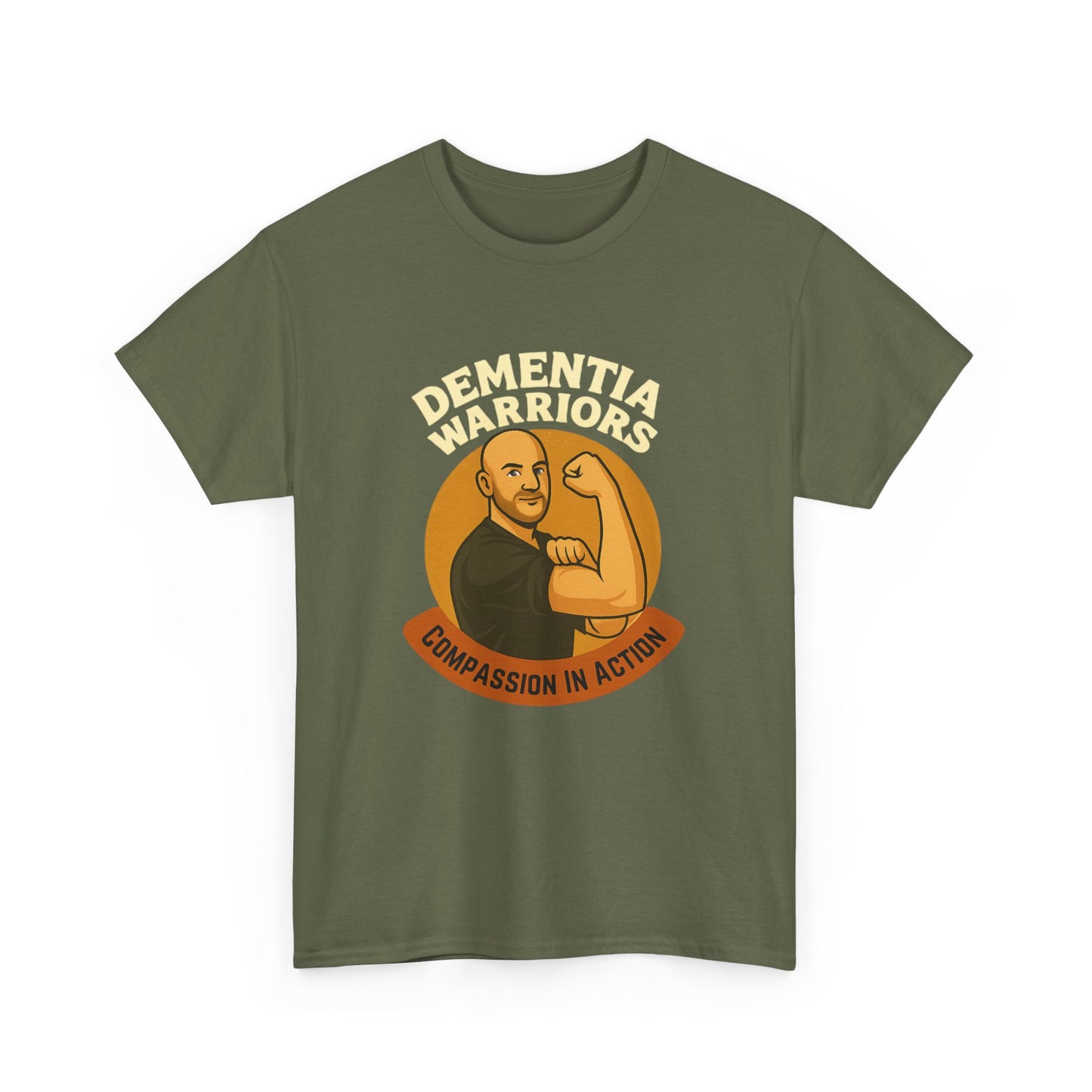 Dementia Warriors Unisex Tee, Compassion in Action Shirt, Male Nursing Gift, Moonwoven by Luna Design, Care Givers Collection